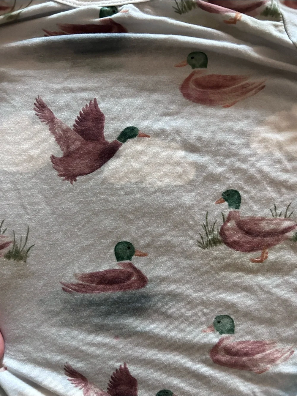 Caden lane Duck Print Pajama Set